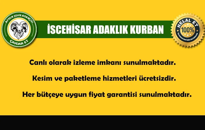 İscehisar Adaklık Kurban