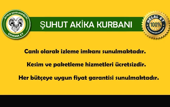 Şuhut Akika Kurbanı