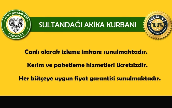 Sultandağı Akika Kurbanı