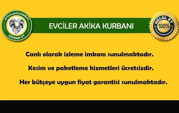 Evciler Akika Kurbanı